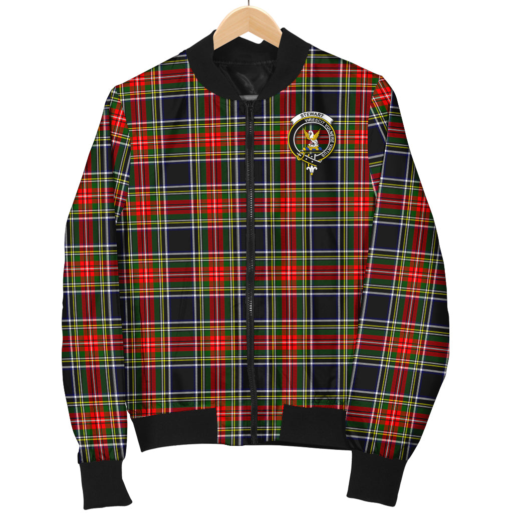 stewart-black-tartan-bomber-jacket-with-family-crest