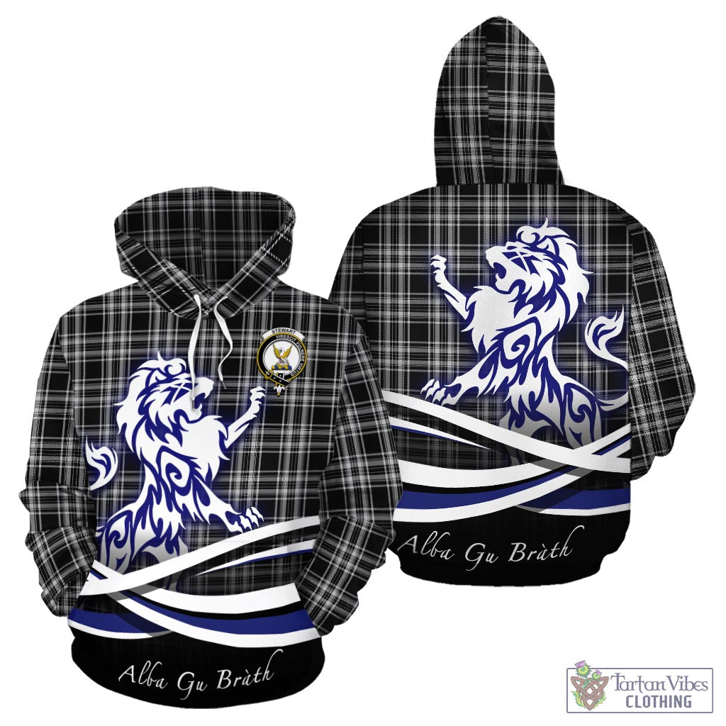 stewart-black-and-white-tartan-hoodie-with-alba-gu-brath-regal-lion-emblem