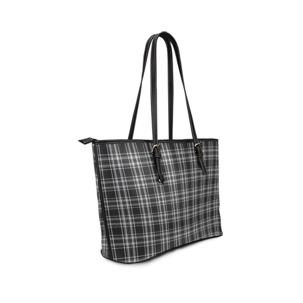 stewart-black-and-white-tartan-leather-tote-bag