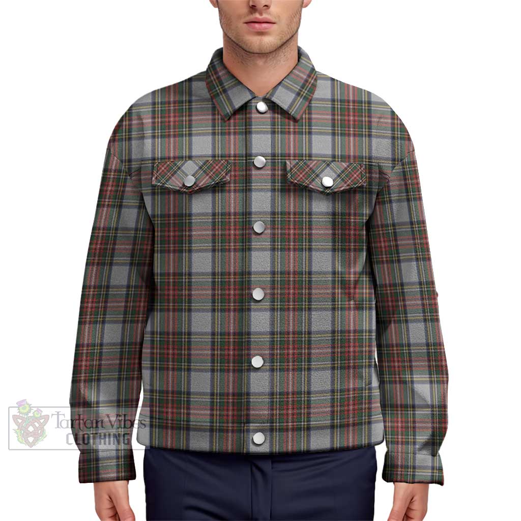 Stewart Dress Tartan Unisex Lapel Cotton Jacket Unisex - Tartan Vibes Clothing