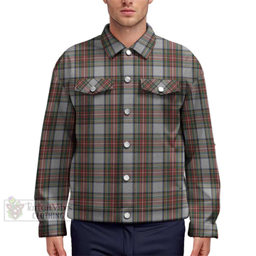 Stewart Dress Tartan Unisex Lapel Cotton Jacket