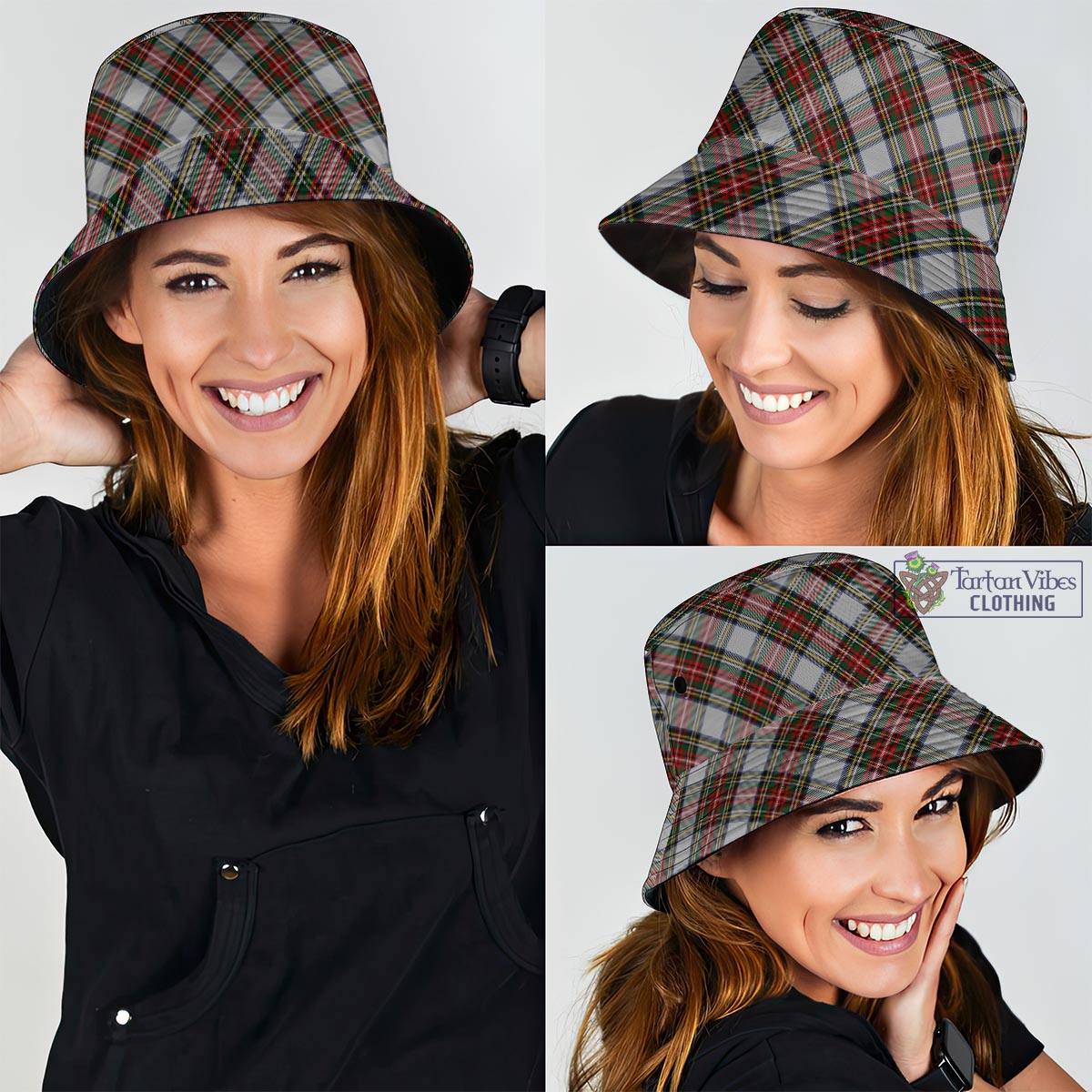 Tartan Vibes Clothing Stewart Dress Tartan Bucket Hat