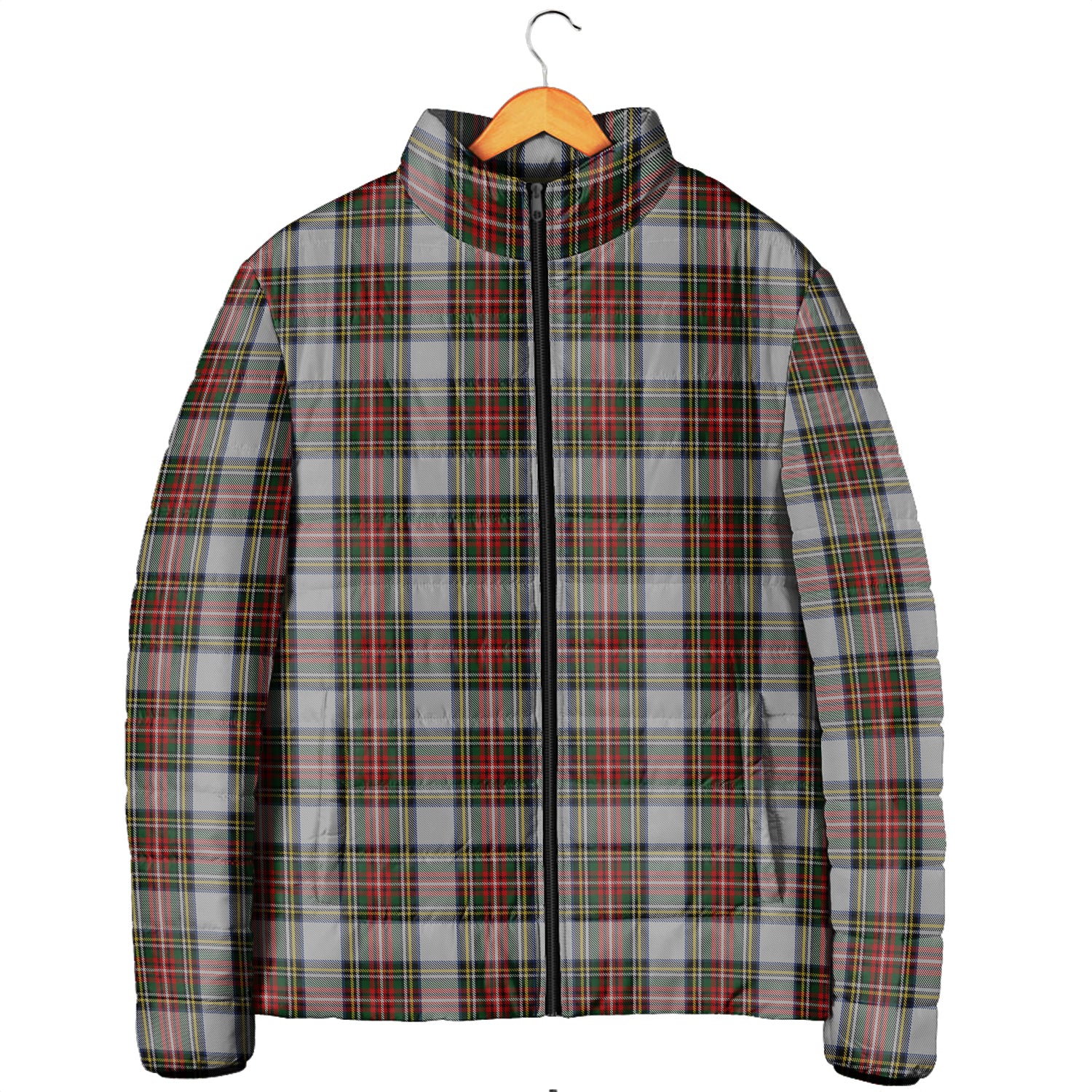 Stewart Dress Tartan Padded Jacket Men's Padded Jacket - Tartan Vibes Clothing