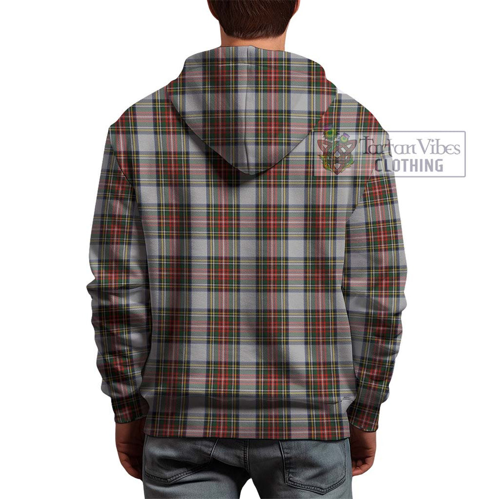 Stewart Dress Tartan Hoodie with Family Crest DNA In Me Style - Tartanvibesclothing Shop