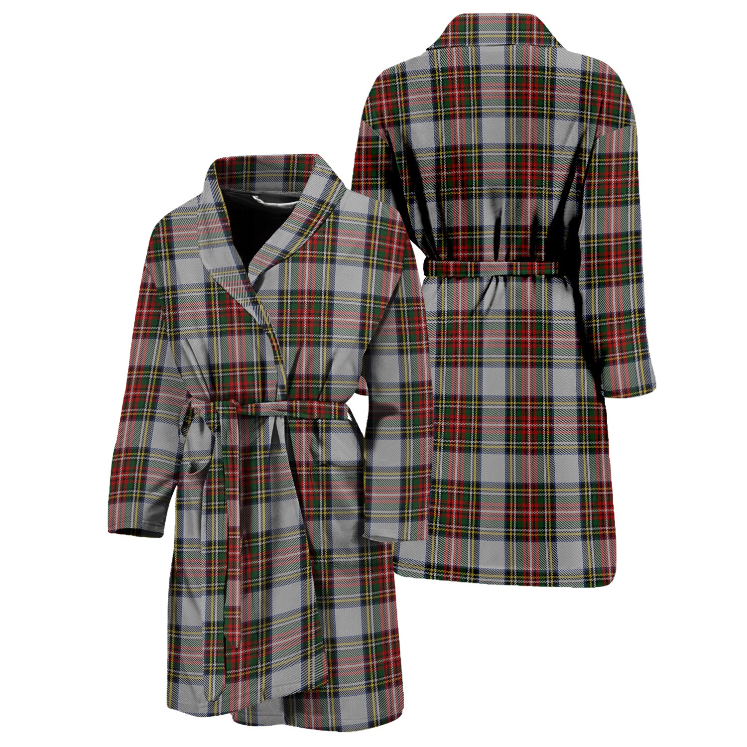 Stewart Dress Tartan Bathrobe Unisex M - Tartan Vibes Clothing