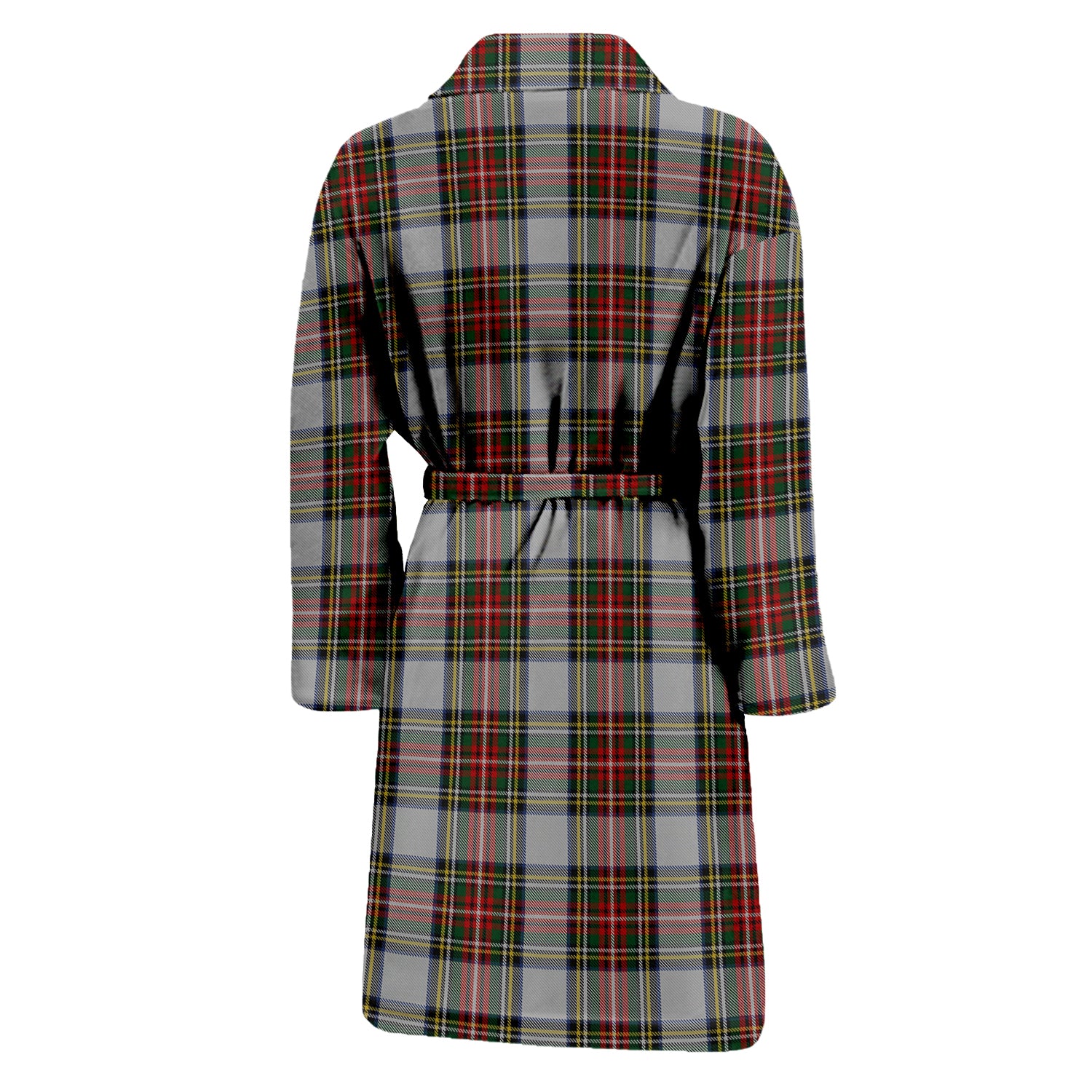 Stewart Dress Tartan Bathrobe with Family Crest - Tartan Vibes Clothing