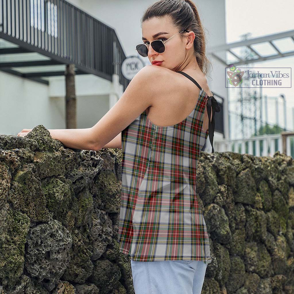 Tartan Vibes Clothing Stewart Dress Tartan Loose Halter Neck Camisole