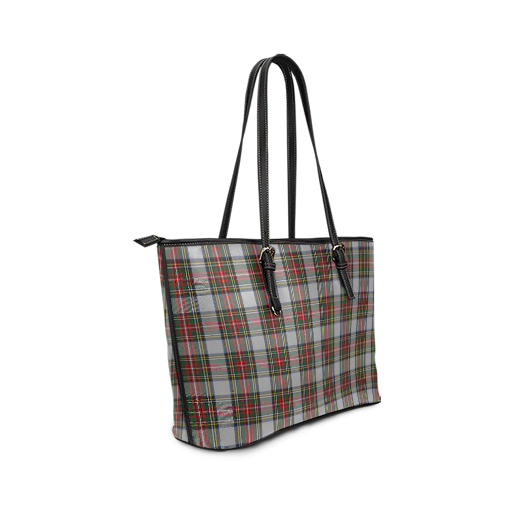 stewart-dress-tartan-leather-tote-bag