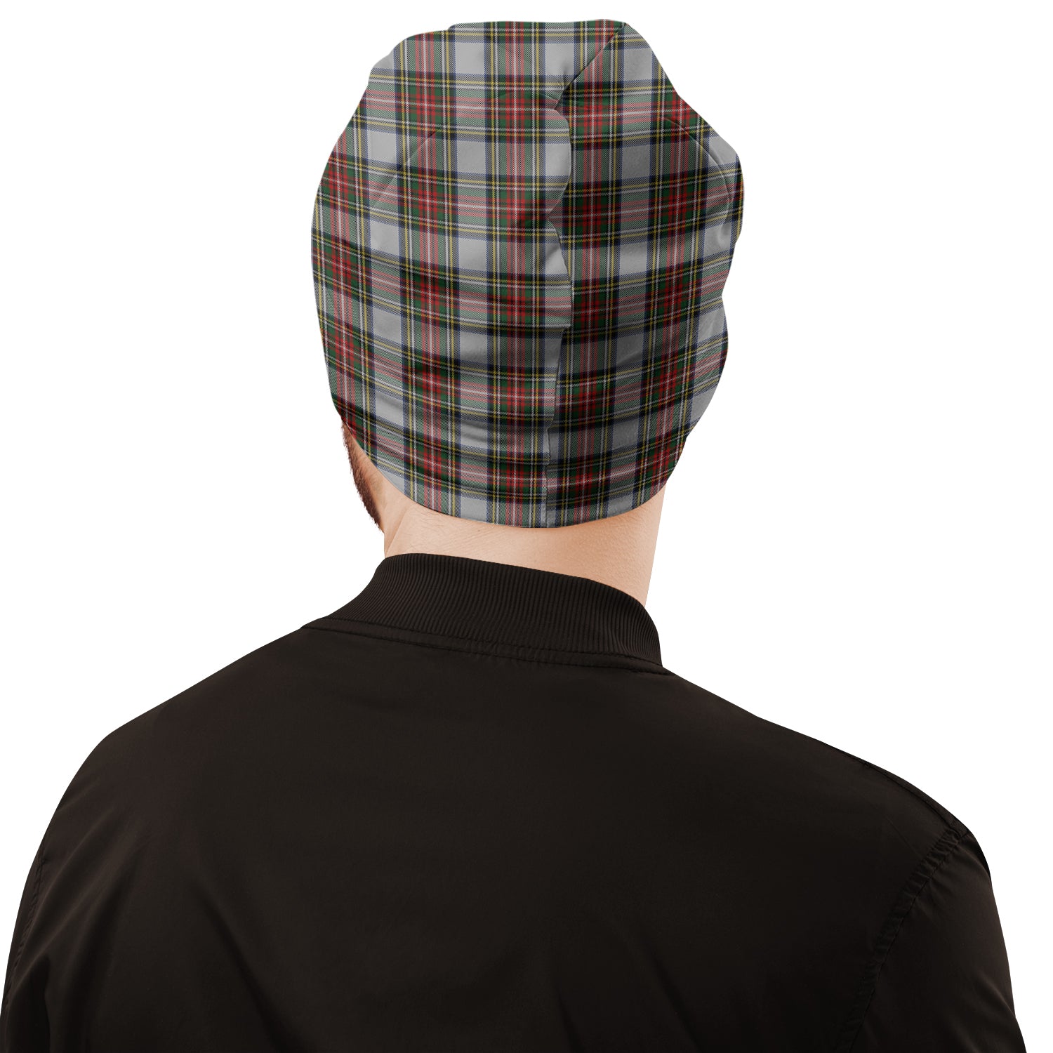 Stewart Dress Tartan Beanies Hat with Family Crest - Tartan Vibes Clothing