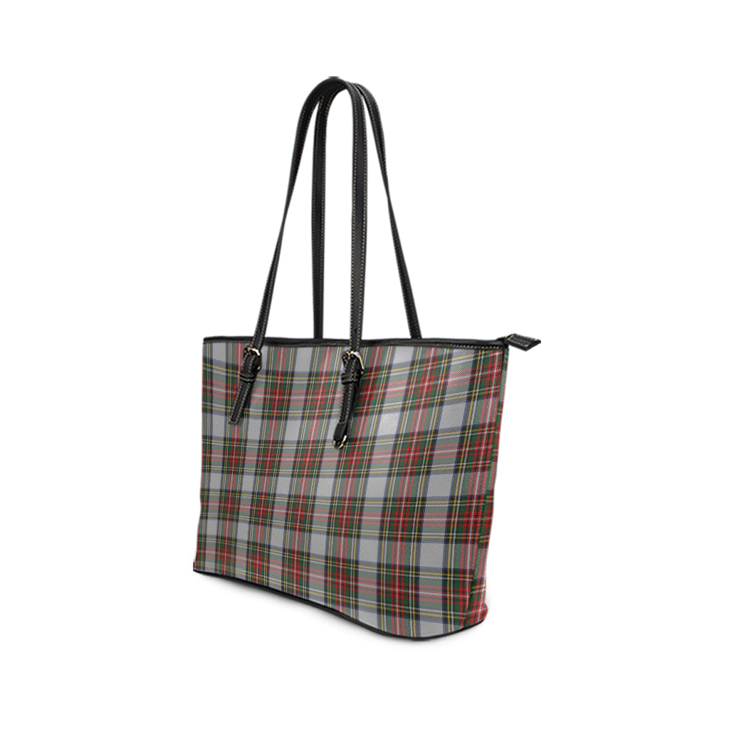 stewart-dress-tartan-leather-tote-bag