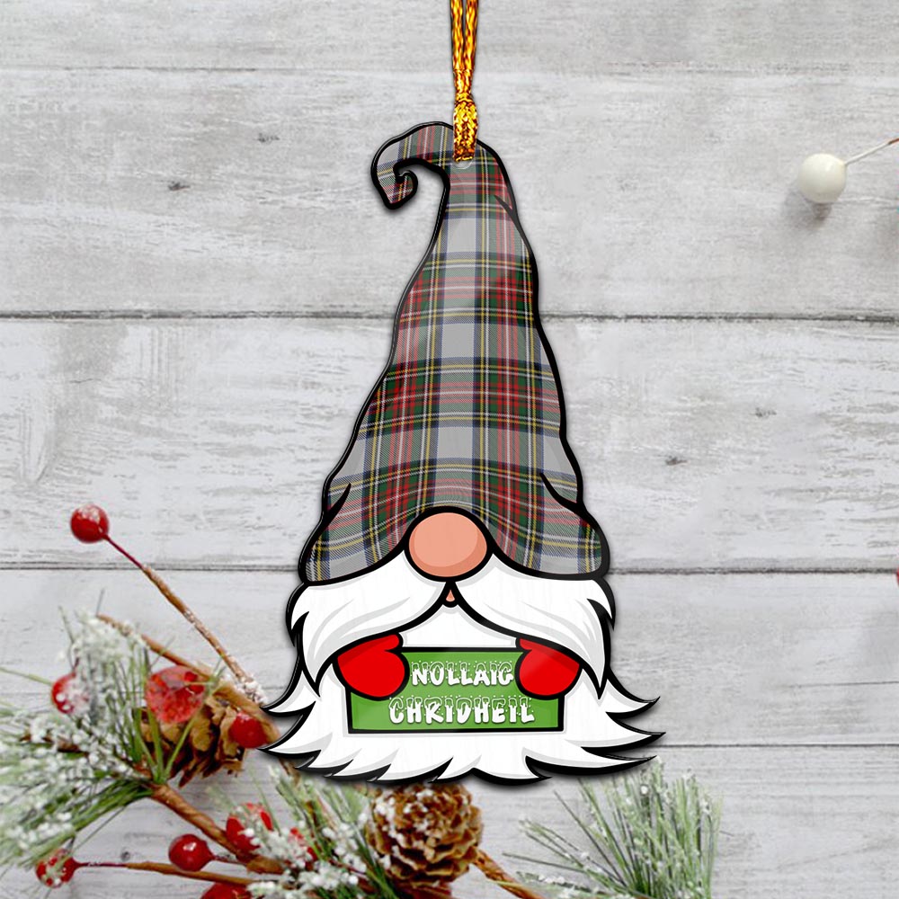 Stewart Dress Gnome Christmas Ornament with His Tartan Christmas Hat - Tartan Vibes Clothing