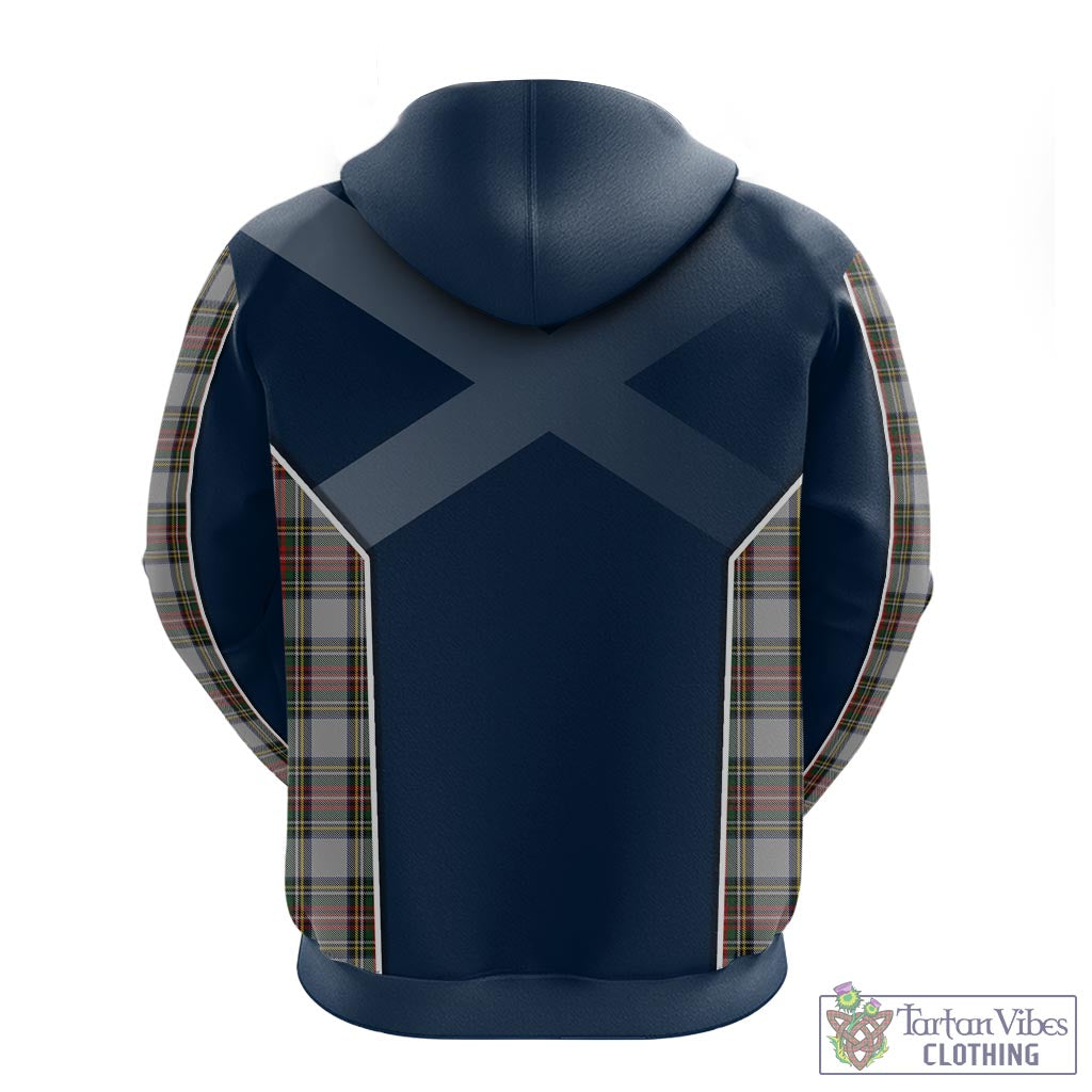 Tartan Vibes Clothing Stewart Dress Tartan Hoodie with Family Crest and Lion Rampant Vibes Sport Style