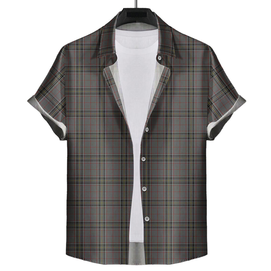 stewart-grey-tartan-short-sleeve-button-down-shirt