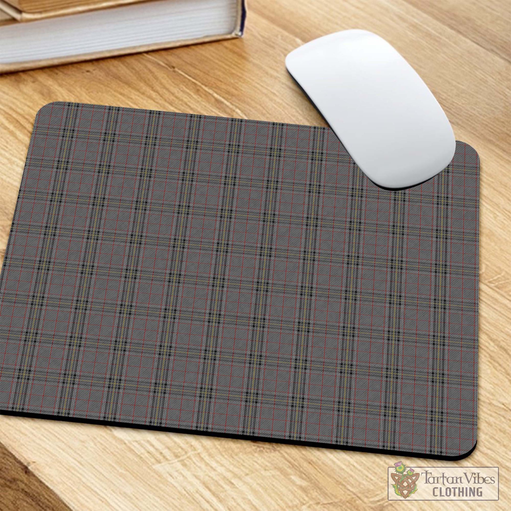 Tartan Vibes Clothing Stewart Grey Tartan Mouse Pad