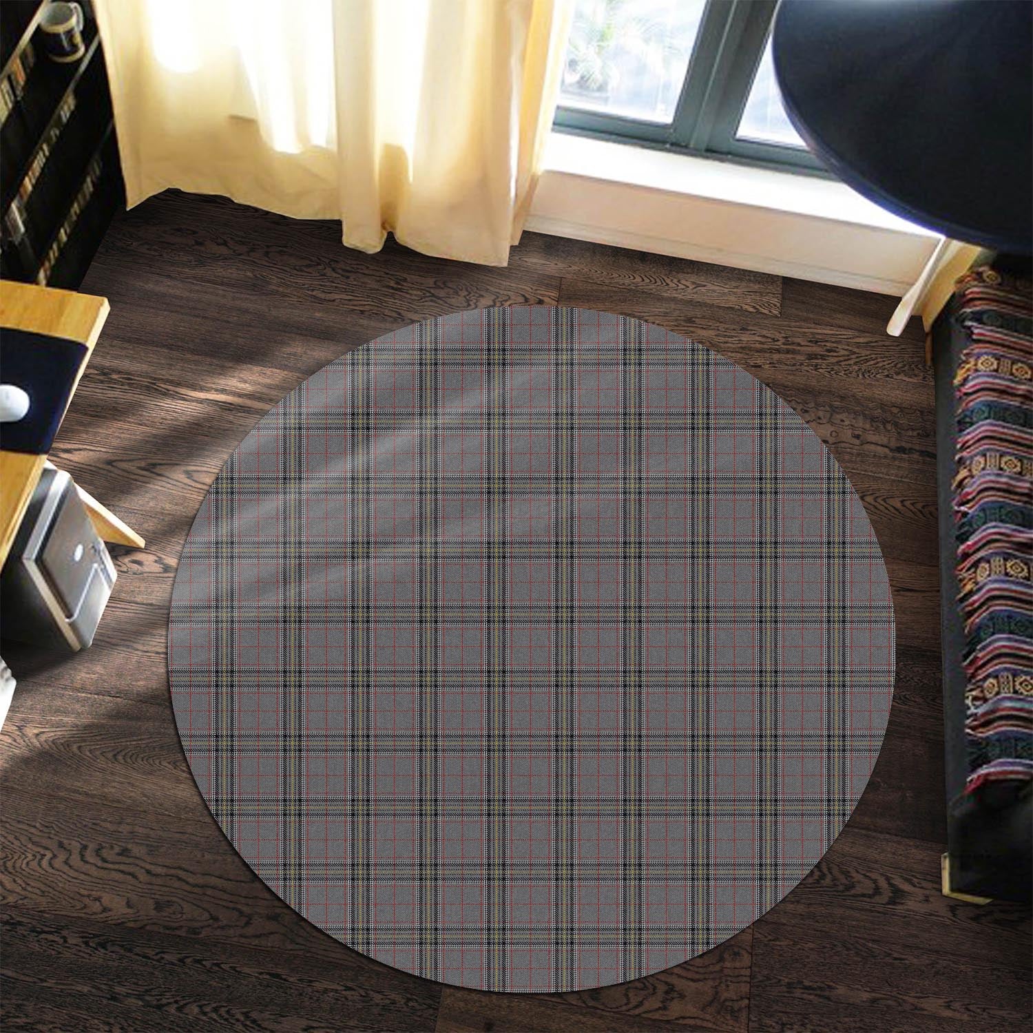 stewart-grey-tartan-round-rug