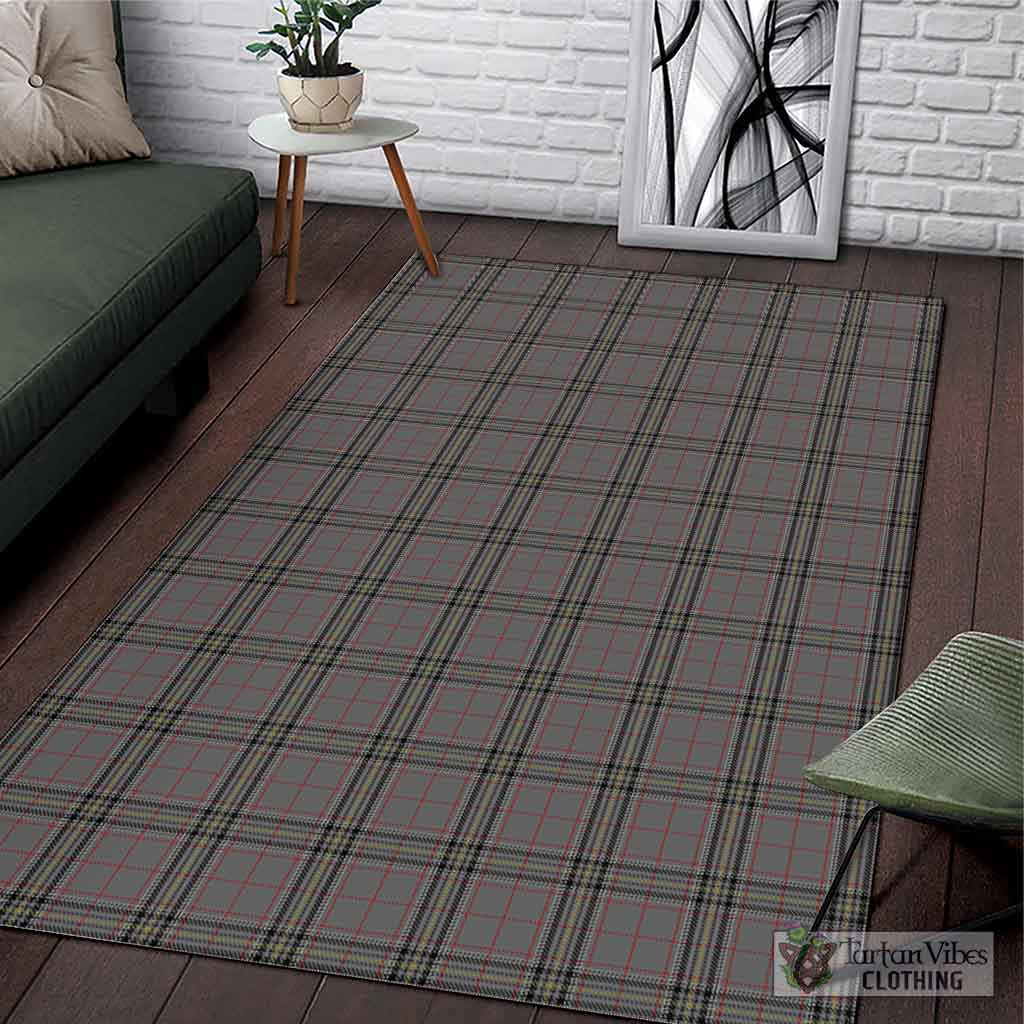 Tartan Vibes Clothing Stewart Grey Tartan Area Rug