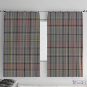 Stewart Grey Tartan Window Curtain