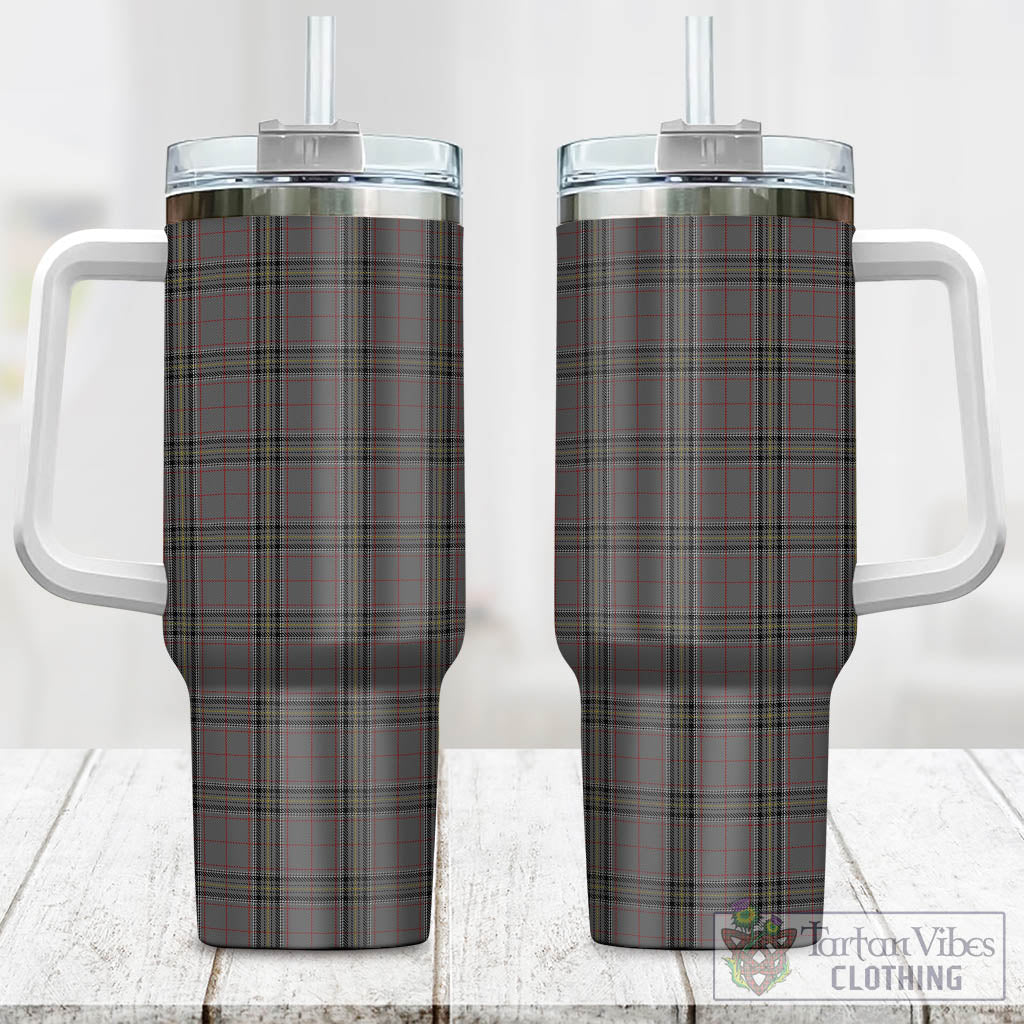 Tartan Vibes Clothing Stewart Grey Tartan Tumbler with Handle