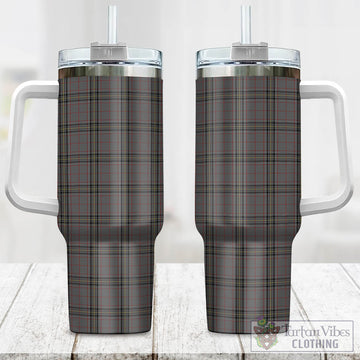 Stewart Grey Tartan Tumbler with Handle