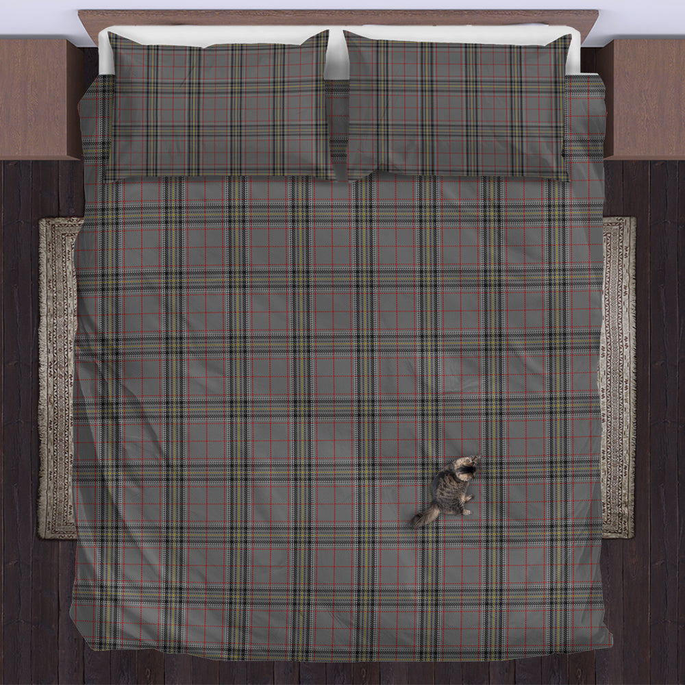 Stewart Grey Tartan Bedding Set US Bedding Set - Tartan Vibes Clothing