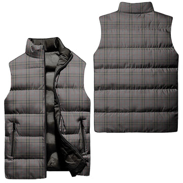 Stewart Grey Tartan Sleeveless Puffer Jacket