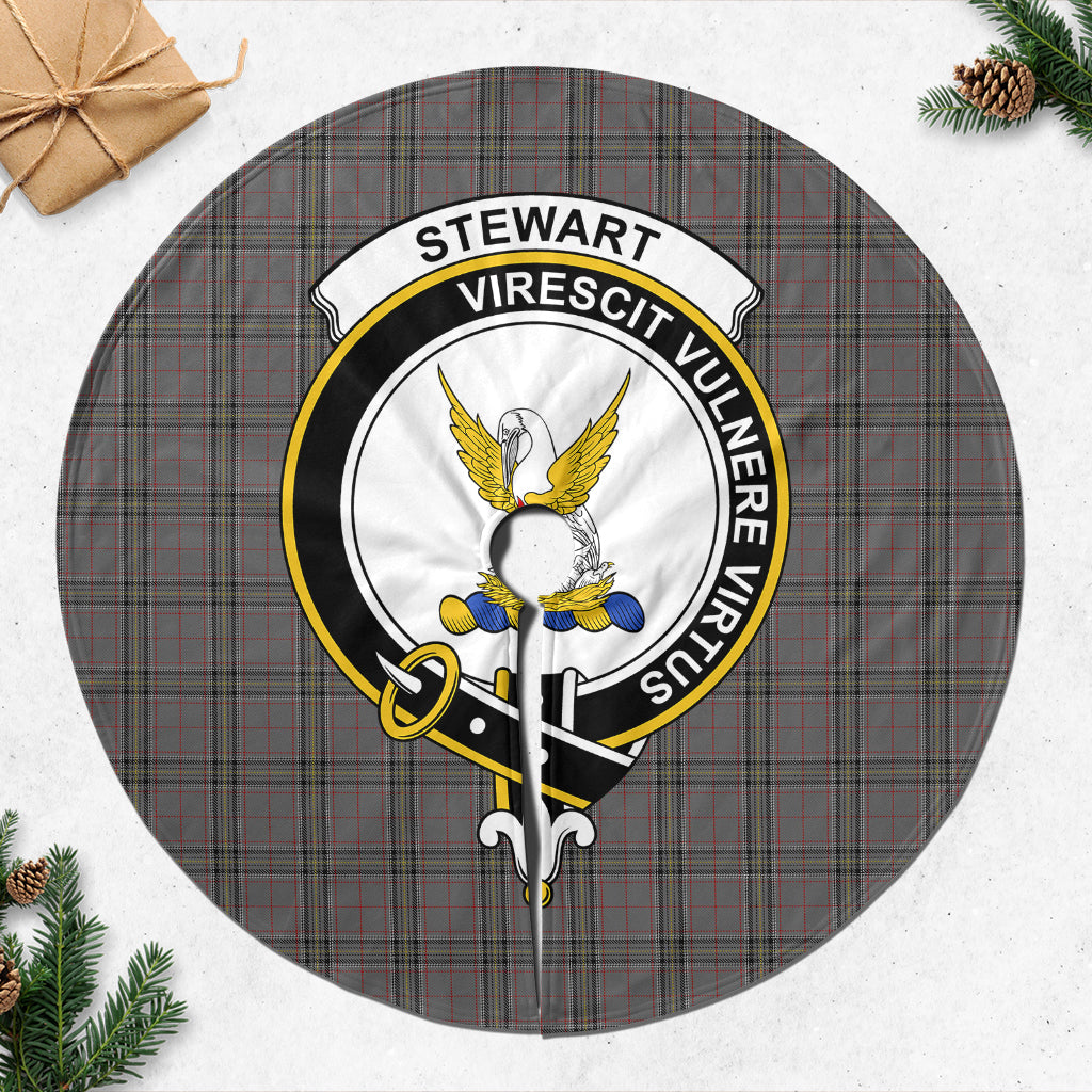 stewart-grey-tartan-christmas-tree-skirt-with-family-crest