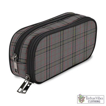 Stewart Grey Tartan Pen and Pencil Case