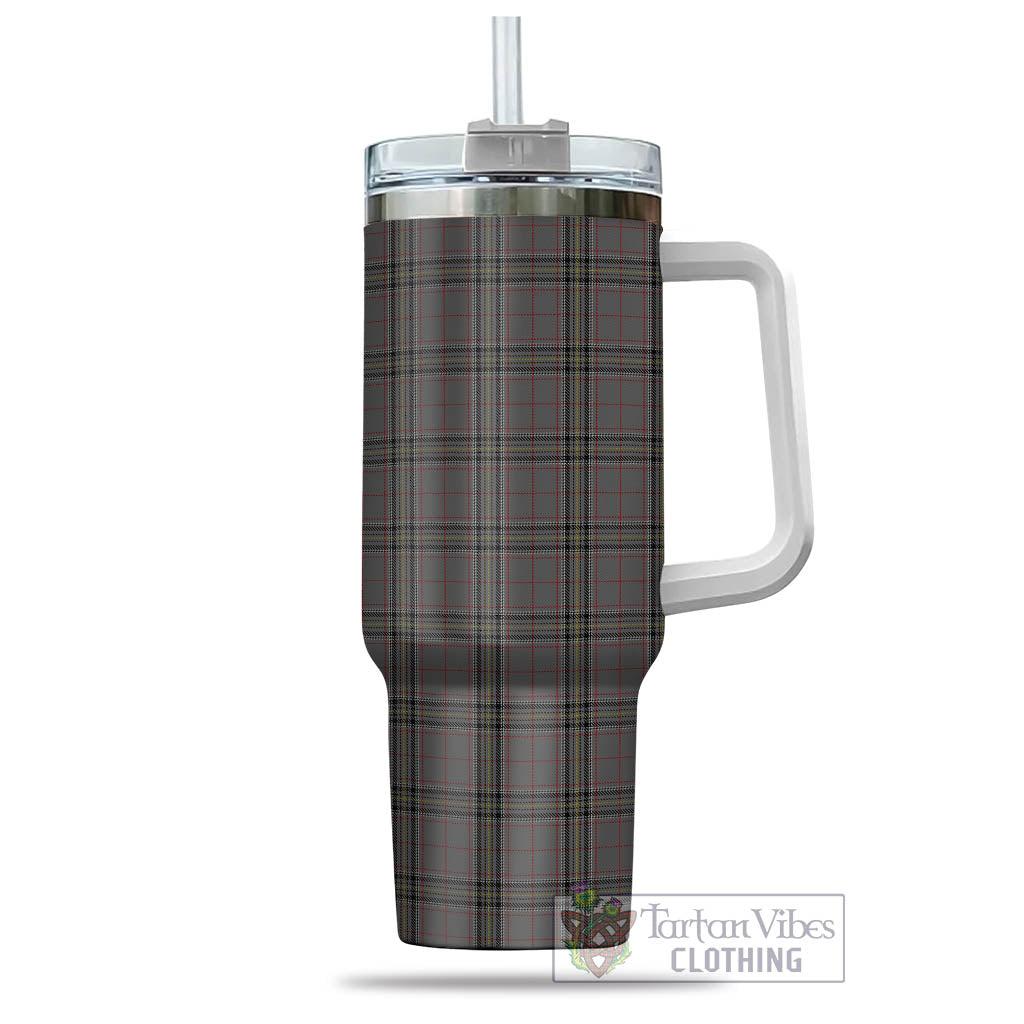 Tartan Vibes Clothing Stewart Grey Tartan Tumbler with Handle