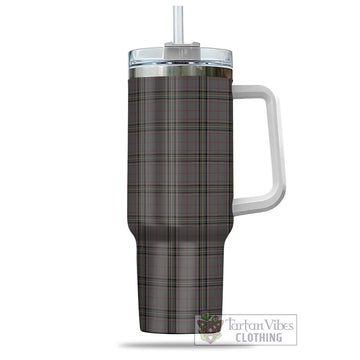 Stewart Grey Tartan Tumbler with Handle