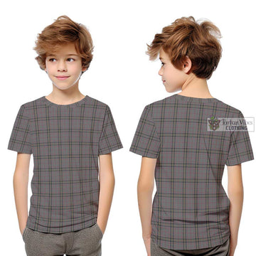 Stewart Grey Tartan Kid T-Shirt