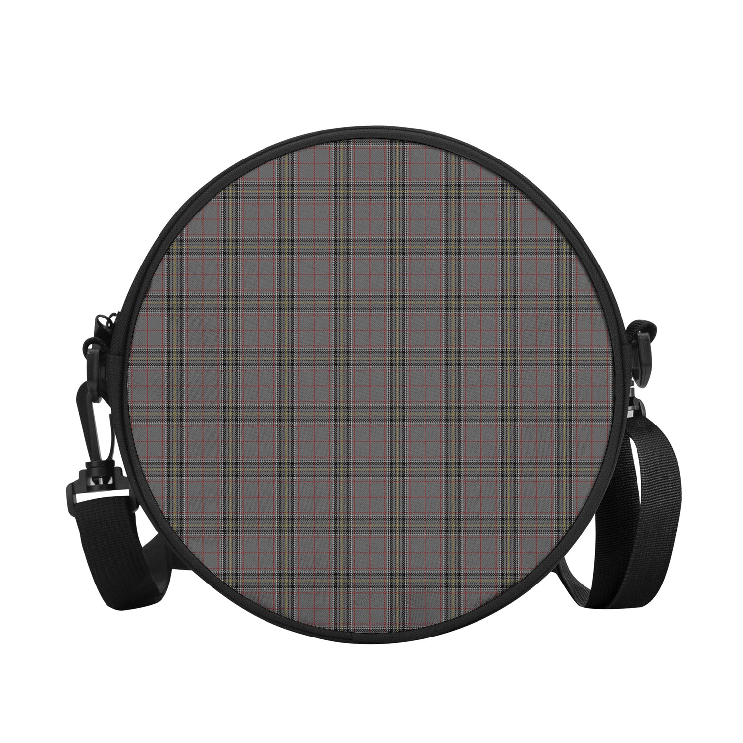 Stewart Grey Tartan Round Satchel Bags - Tartanvibesclothing