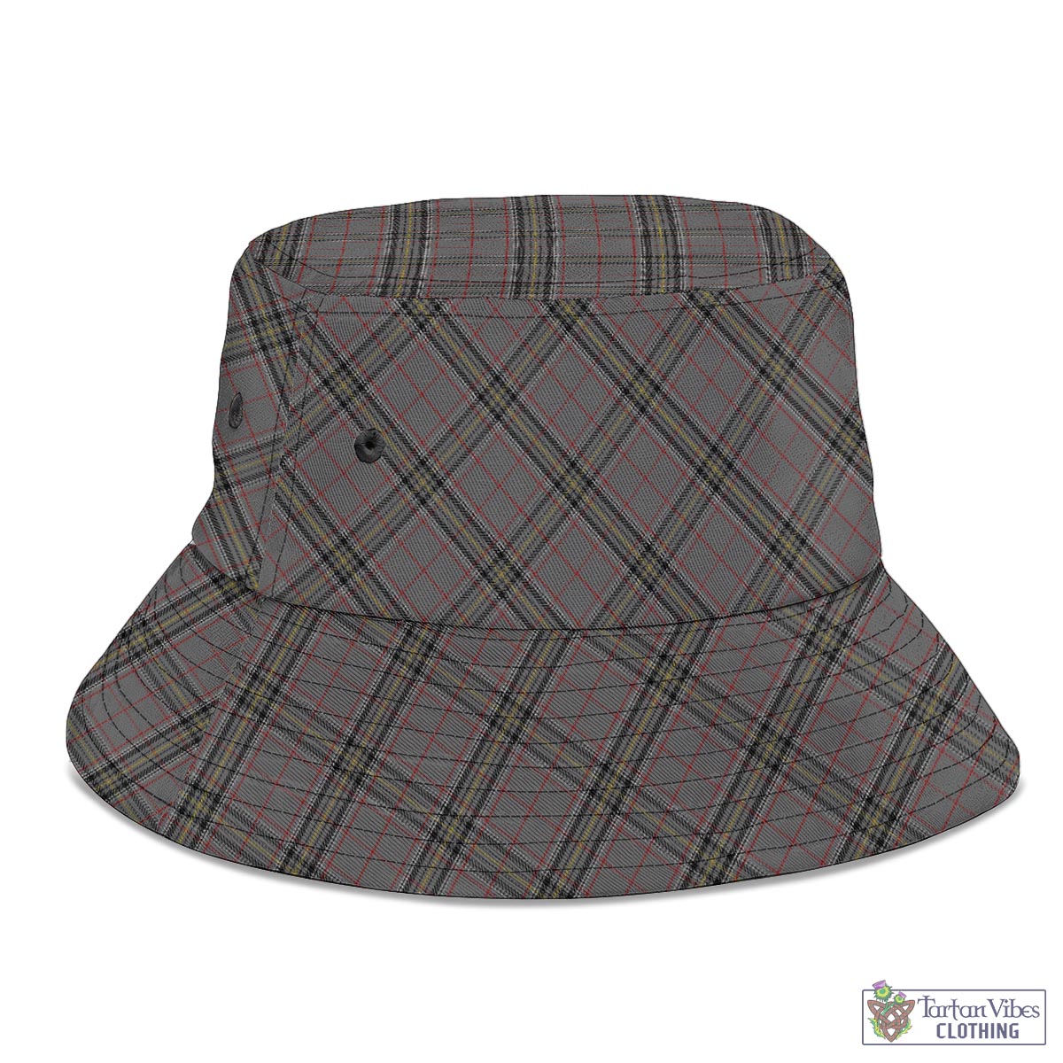 Tartan Vibes Clothing Stewart Grey Tartan Bucket Hat