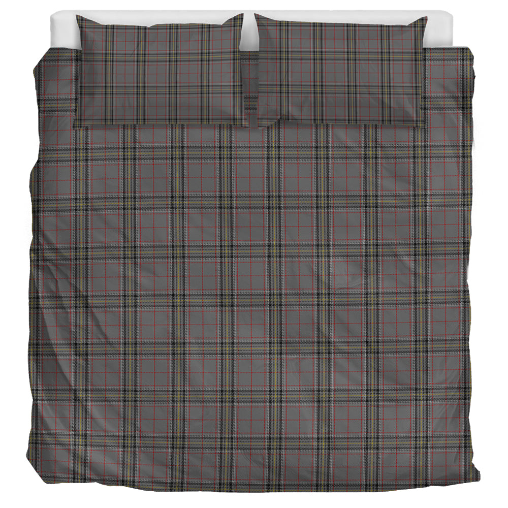 Stewart Grey Tartan Bedding Set UK Bedding Set UK Super King 104*94 inch - Tartan Vibes Clothing