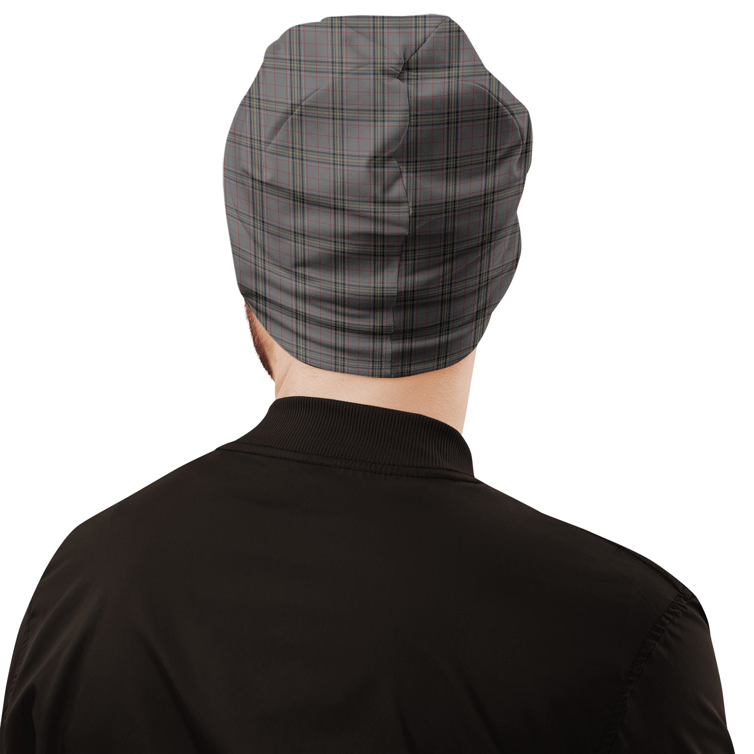 Stewart Grey Tartan Beanies Hat - Tartan Vibes Clothing