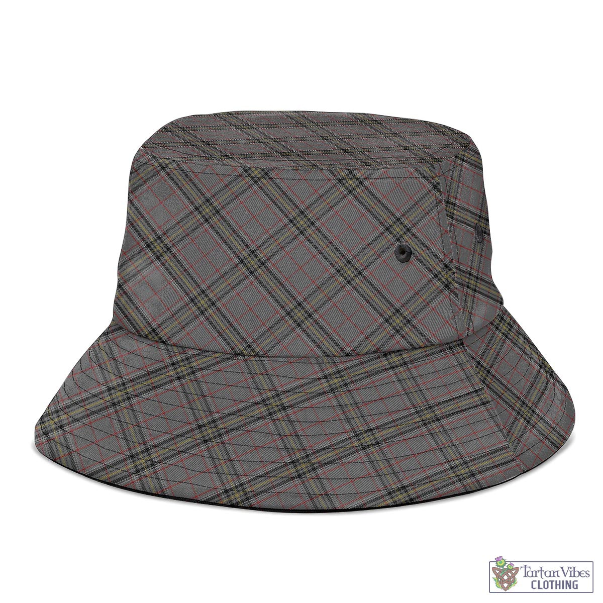 Tartan Vibes Clothing Stewart Grey Tartan Bucket Hat