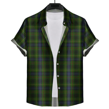 Stewart Hunting Tartan Short Sleeve Button Down Shirt