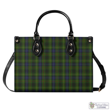 Stewart Hunting Tartan Luxury Leather Handbags