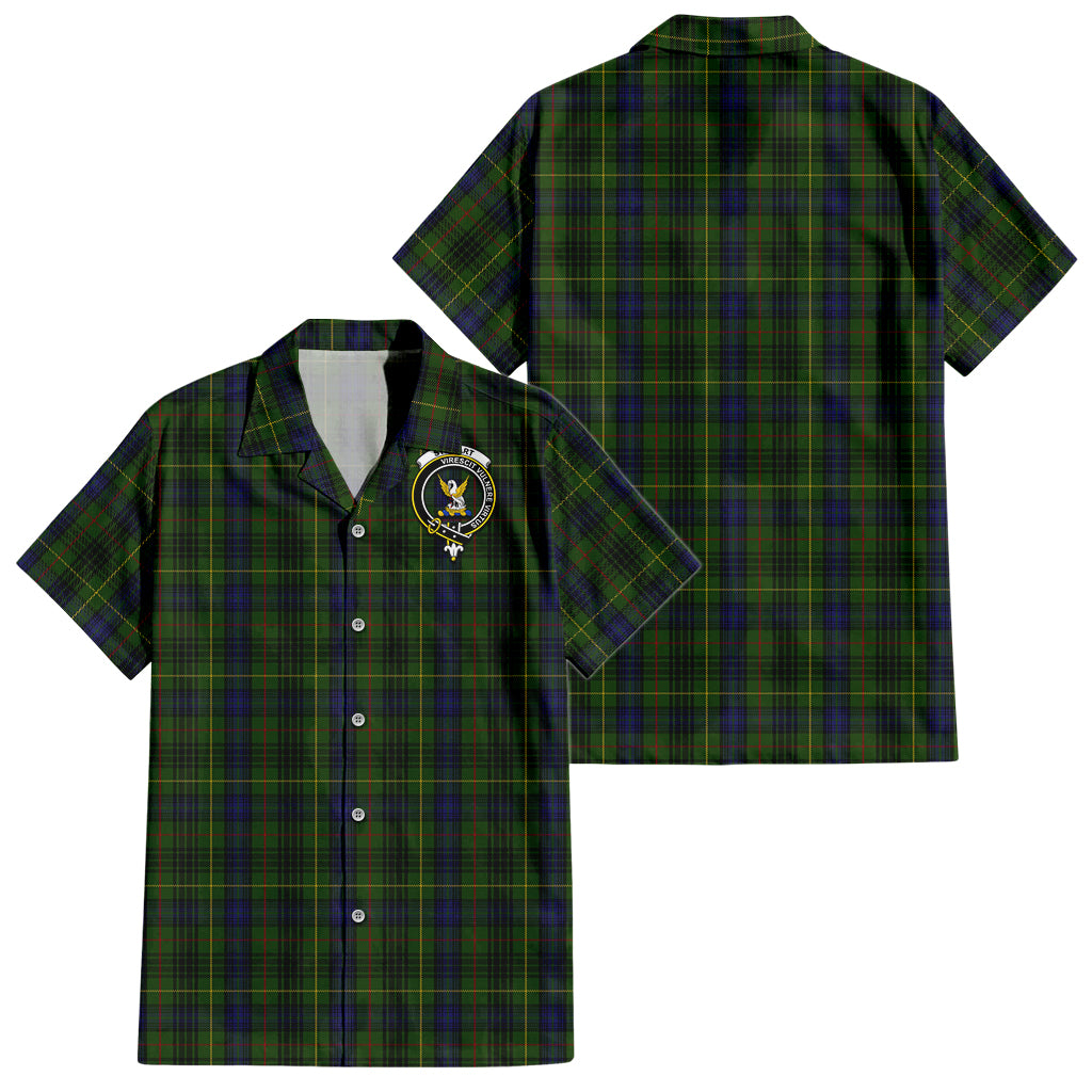 stewart-hunting-tartan-short-sleeve-button-down-shirt-with-family-crest