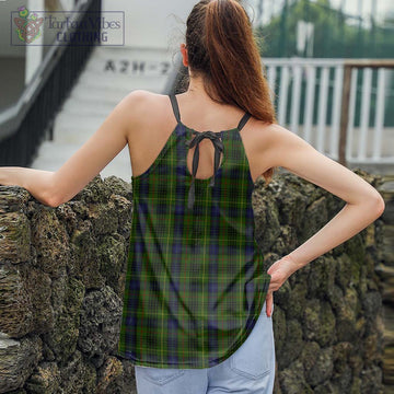 Stewart Hunting Tartan Loose Halter Neck Camisole