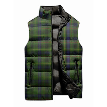 Stewart Hunting Tartan Sleeveless Puffer Jacket