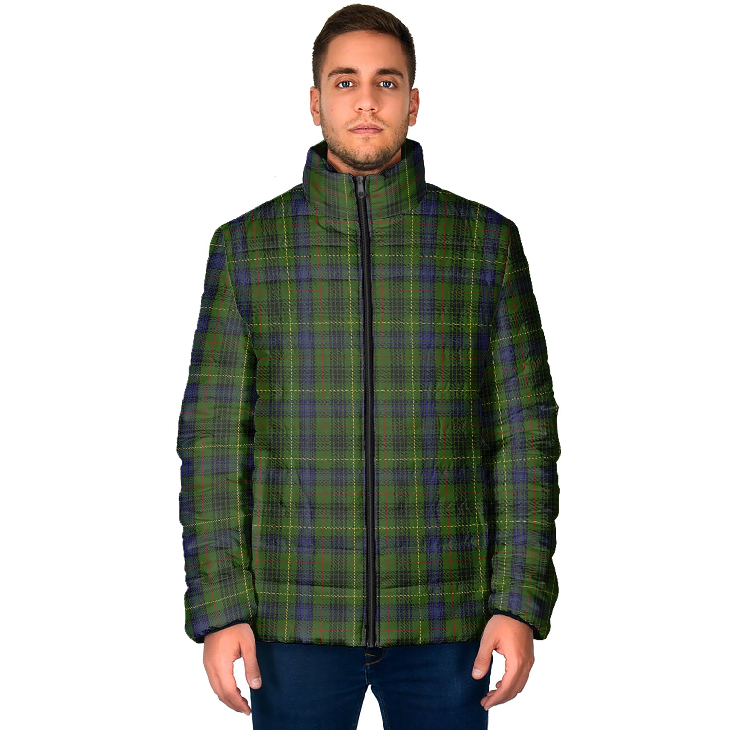 Stewart Hunting Tartan Padded Jacket - Tartan Vibes Clothing