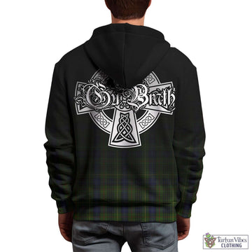 Stewart Hunting Tartan Hoodie Featuring Alba Gu Brath Family Crest Celtic Inspired