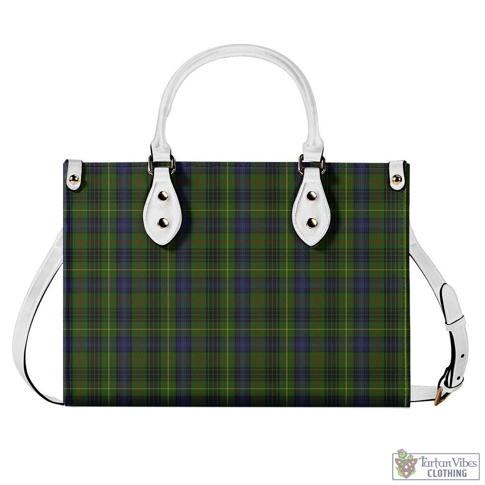 Tartan Vibes Clothing Stewart Hunting Tartan Luxury Leather Handbags