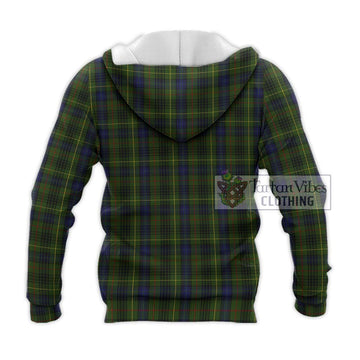 Stewart Hunting Tartan Knitted Hoodie with Family Crest DNA In Me Style