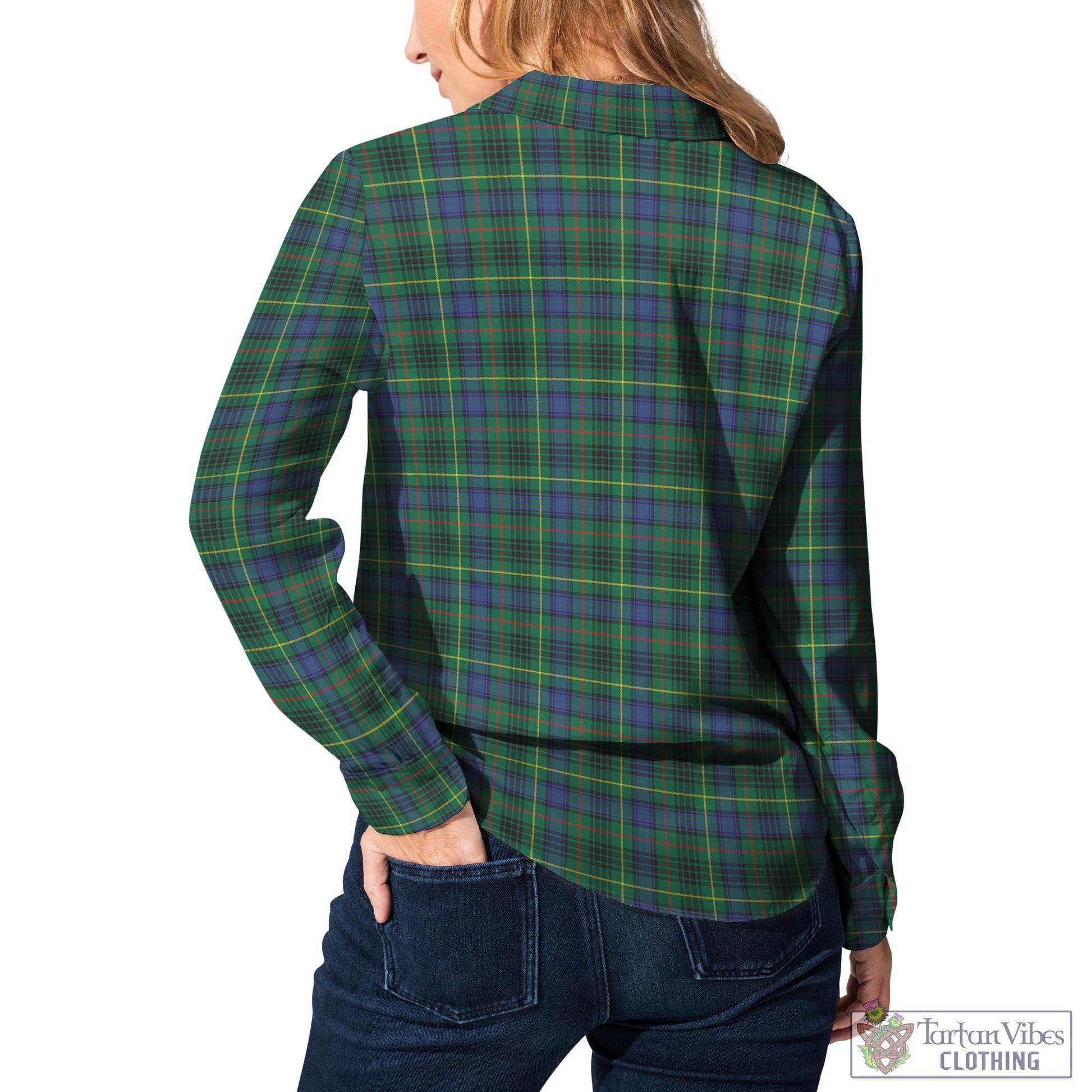 Stewart Hunting Modern Tartan Womens Casual Shirt