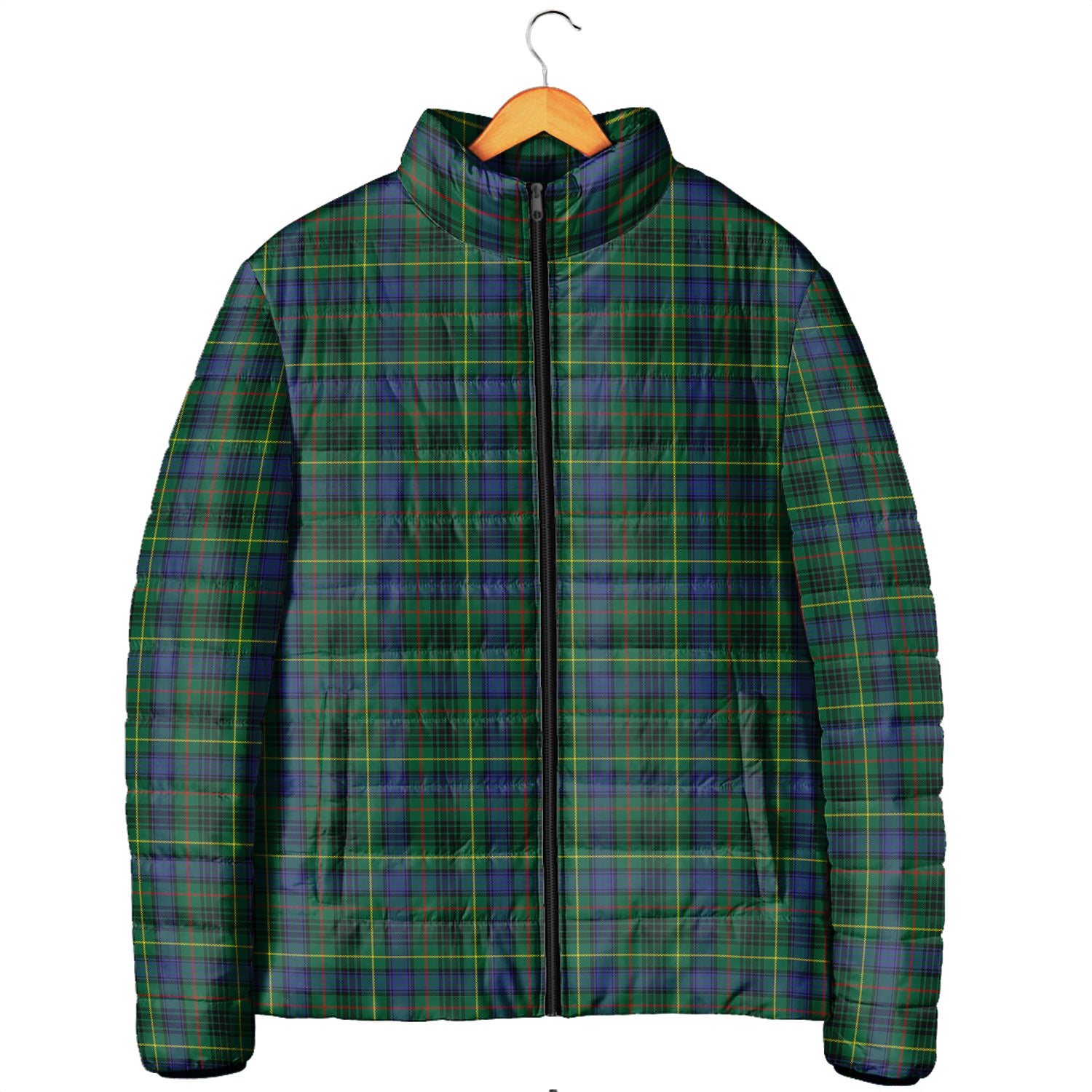 Stewart Hunting Modern Tartan Padded Jacket Men's Padded Jacket - Tartan Vibes Clothing