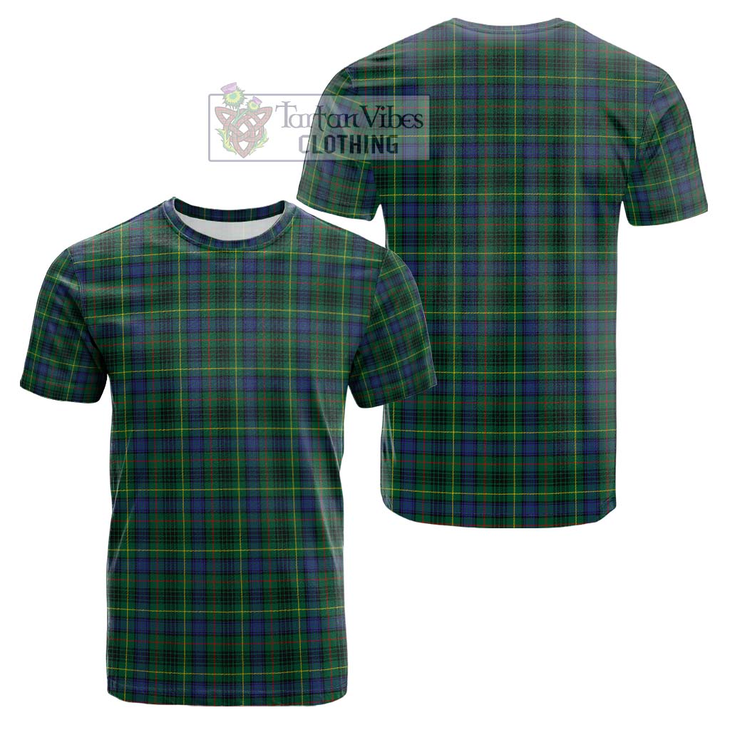 Stewart Hunting Modern Tartan Cotton T-Shirt Kid's Shirt - Tartanvibesclothing Shop