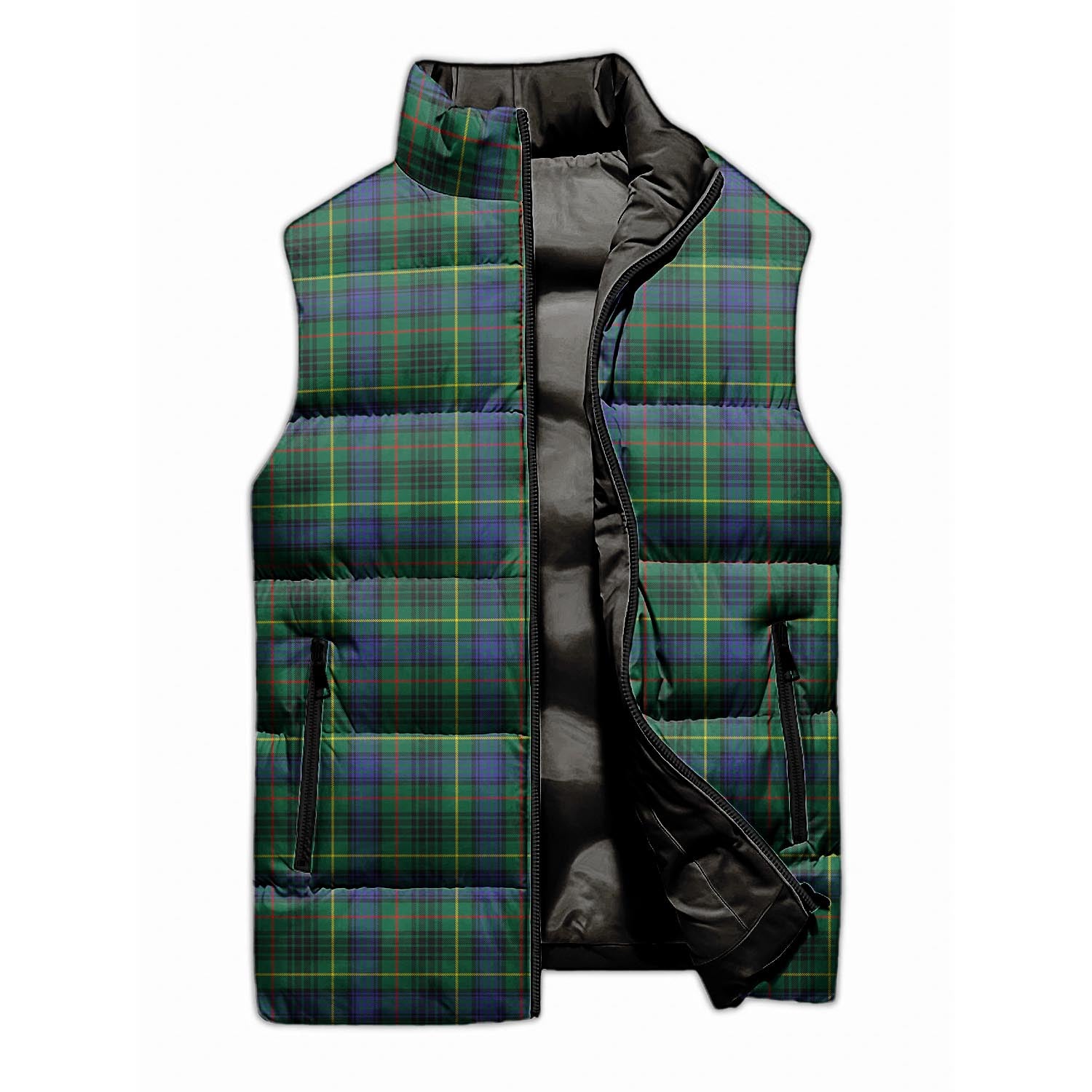 Stewart Hunting Modern Tartan Sleeveless Puffer Jacket - Tartanvibesclothing