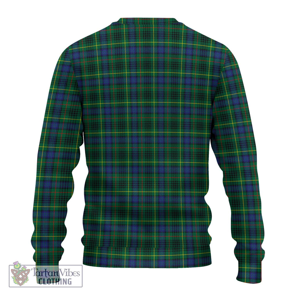 Stewart Hunting Modern Tartan Knitted Sweater with Family Crest DNA In Me Style - Tartanvibesclothing Shop