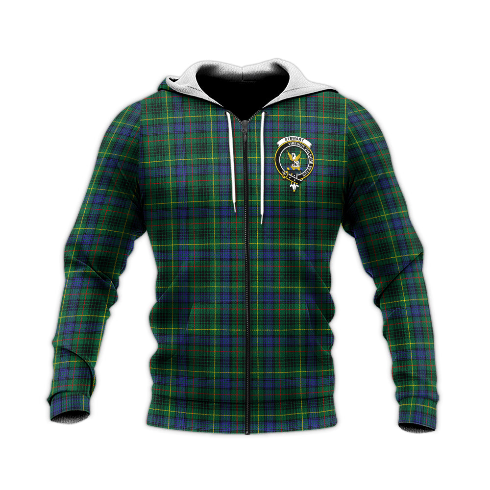 stewart-hunting-modern-tartan-knitted-hoodie-with-family-crest